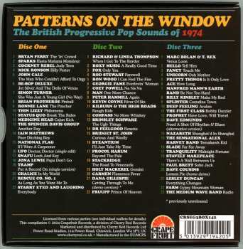 3CD/Set di cofanetti Various: Patterns On The Window (The British Progressive Pop Sounds Of 1974)