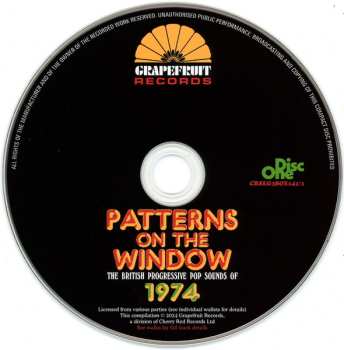 3CD/Set di cofanetti Various: Patterns On The Window (The British Progressive Pop Sounds Of 1974)