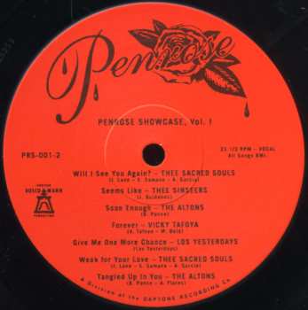 LP Various: Penrose Showcase Vol. 1