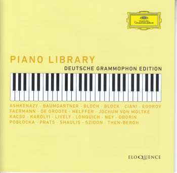 22CD/Set di cofanetti Various: Piano Library (Deutsche Grammophon Edition)