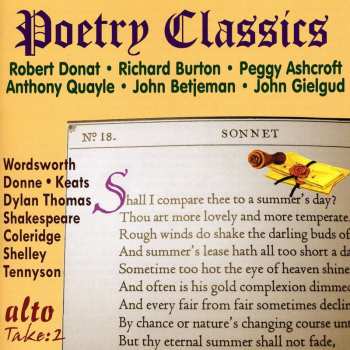 Album Various: Poetry Classics / Great Voices