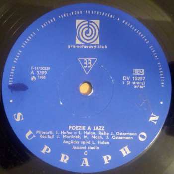 LP Various: Poezie A Jazz