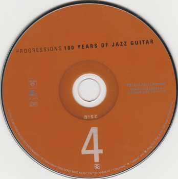 4CD/Set di cofanetti Various: Progressions: 100 Years Of Jazz Guitar