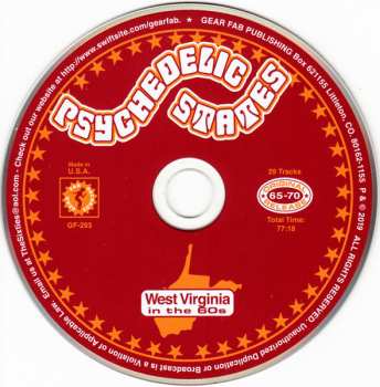 CD Various: Psychedelic States: West Virginia In The 60s