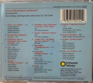 CD Various: Puerto Rican Music In Hawai'i. Kachi-Kachi