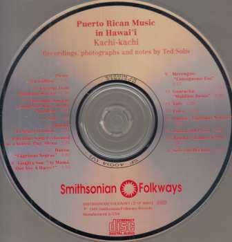 CD Various: Puerto Rican Music In Hawai'i. Kachi-Kachi