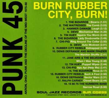 CD Various: Punk 45: Burn Rubber City Burn! Akron, Ohio : Punk And The Decline Of The Mid West 1975 - 80 LTD