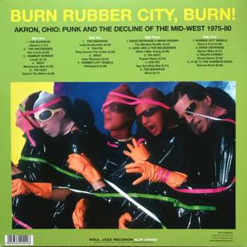 2LP Various: Punk 45: Burn Rubber City Burn! Akron, Ohio : Punk And The Decline Of The Mid West 1975 - 80