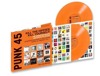 2LP Various: Punk 45: Kill The Hippies! Kill Yourself! The American Nation Destroys Its Young (Underground Punk In The United States Of America, 1973-1980 Vol. 1) CLR | LTD