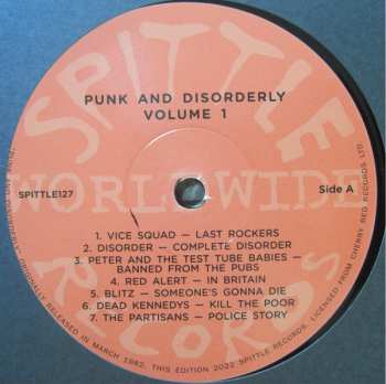 LP Various: Punk And Disorderly