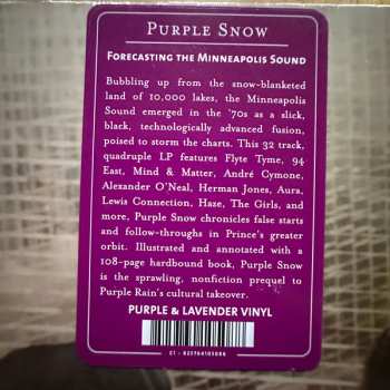 4LP/Set di cofanetti Various: Purple Snow: Forecasting The Minneapolis Sound CLR