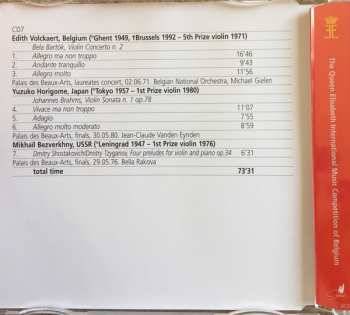 12CD/Set di cofanetti Various: Queen Elisabeth Competition 1951-2001