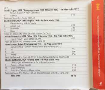 12CD/Set di cofanetti Various: Queen Elisabeth Competition 1951-2001