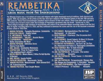 4CD/Set di cofanetti Various: Rembetika (Greek Music From The Underground)