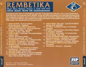 4CD/Set di cofanetti Various: Rembetika (Greek Music From The Underground)