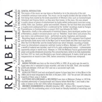 4CD/Set di cofanetti Various: Rembetika (Greek Music From The Underground)