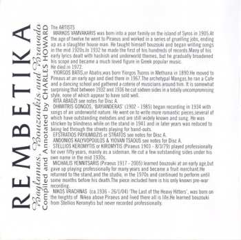 4CD/Set di cofanetti Various: Rembetika (Greek Music From The Underground)