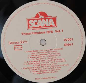 3LP/Set di cofanetti Various: Remember The 30's