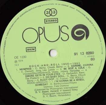 LP Various: Rock And Roll 1955 - 1963