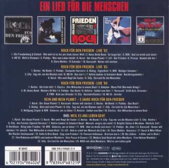 4CD/DVD/Set di cofanetti Various: Rock Für Den Frieden