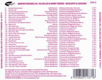 CD Various: Rockabillies, Hillbillies & Honky Tonkers From Mississippi And Louisiana (The Big Howdy Recording Company Story)