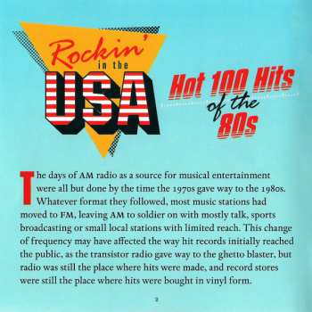 CD Various: Rockin' In The USA: Hot 100 Hits Of The 80s