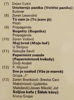 LP Various: Ruleta 5 (Jugoslávské Rockové Skupiny)