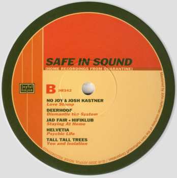2LP Various: Safe In Sound (Home Recordings From Quarantine) CLR | LTD