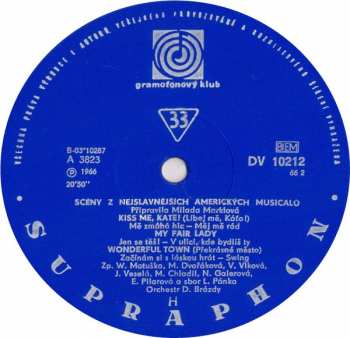 LP Various: Scény Z Nejslavnějších Amerických Musicalů
