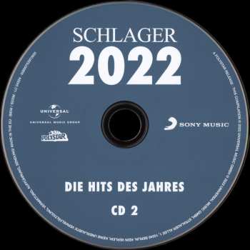 2CD/DVD Various: Schlager 2022 - Die Hits Des Jahres