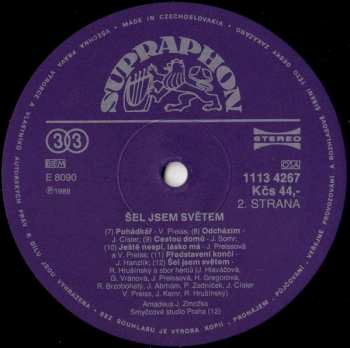 LP Various: Šel Jsem Světem (Písničky Pro Herce)
