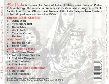 CD Various: Shir Hodu (Jewish Songs From Bombay Of The '30s)