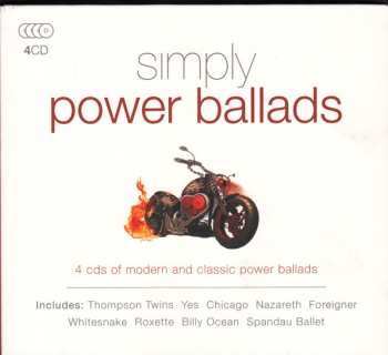 4CD/Set di cofanetti Various: Simply Power Ballads (4 CDs Of Modern And Classic Power Ballads)