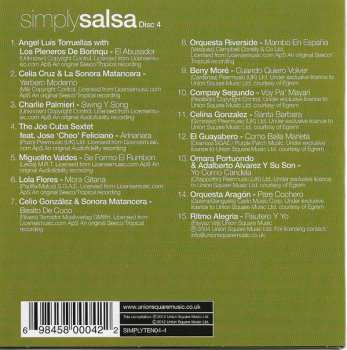 10CD/Set di cofanetti Various: Simply Salsa