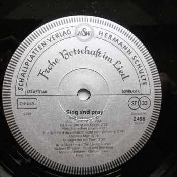 LP Various: Sing And Pray: Christliche Songs