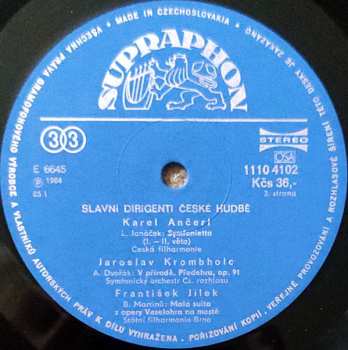 2LP Various: Slavní Dirigenti České Hudbě (2xLP)