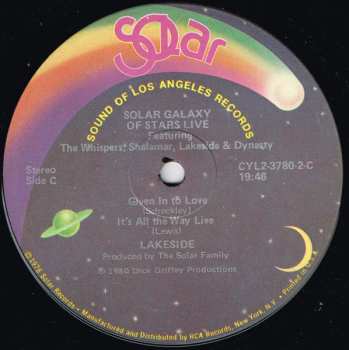 2LP Various: Solar Galaxy Of Stars Live