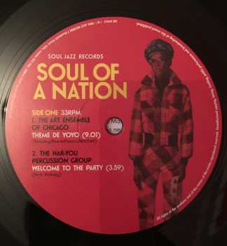 3LP Various: Soul Of A Nation 2 (Jazz Is The Teacher Funk Is The Preacher: Afro-Centric Jazz, Street Funk And The Roots Of Rap In The Black Power Era 1969-75)