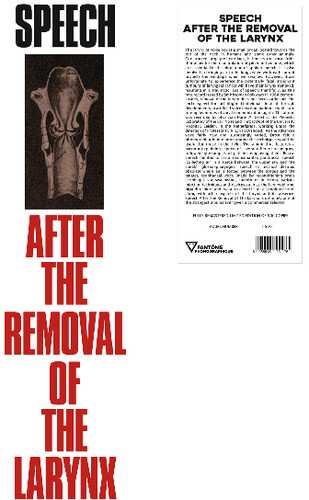 LP Various: Speech After The Removal Of The Larynx LTD | NUM