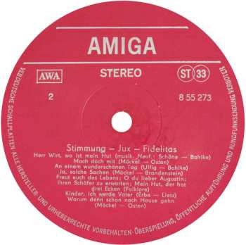LP Stimmung - Jux - Fidelitas