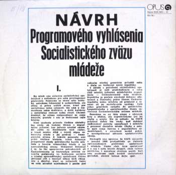 2LP Various: Strana A Mládež - Dokumenty, Ktoré Hovoria