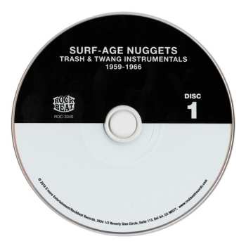 4CD Various: Surf-Age Nuggets (Trash & Twang Instrumentals 1959 - 1966)
