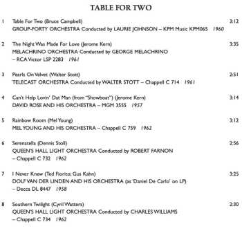 CD Various: Table For Two