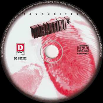 CD Various: Tarantino's Favourites (Film Themes)