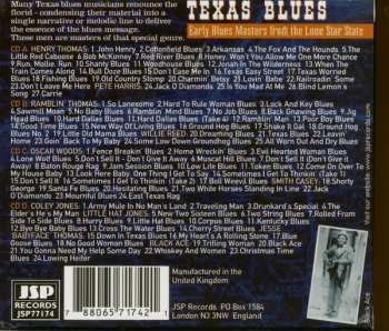 4CD/Set di cofanetti Various: Texas Blues: Early Blues Masters From The Lone Star State