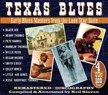 4CD/Set di cofanetti Various: Texas Blues: Early Blues Masters From The Lone Star State