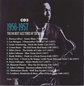 8CD/Set di cofanetti Various: The 100 Best Jazz Tunes Of The 1950's
