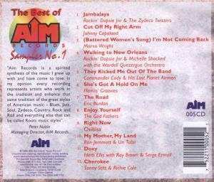 CD Various: The Best Of AIM Records Sampler No. 1