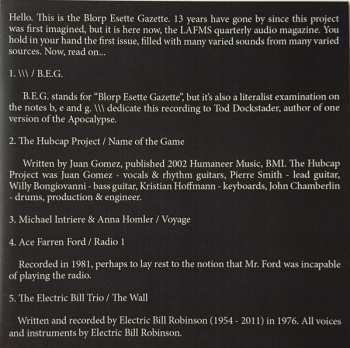 CD Various: The Blorp Esette Gazette Volume One, Fall 2013