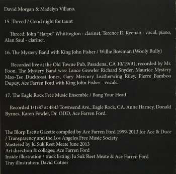 CD Various: The Blorp Esette Gazette Volume One, Fall 2013